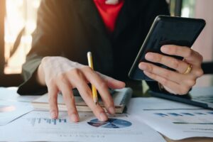 Online payment,Woman's hands holding smartphone. Cyber Monday Concept
